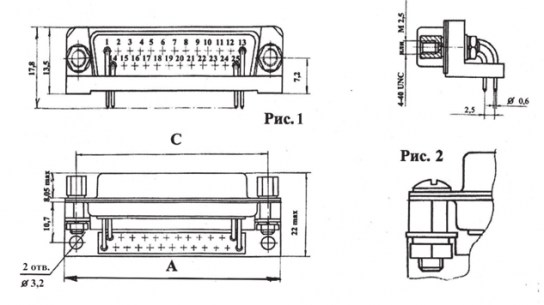 СНП101-37РП-32-1 разъем  даташит схема