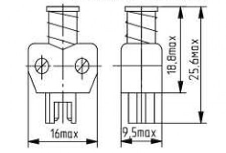 РШ2НП-1-5 разъем  даташит схема