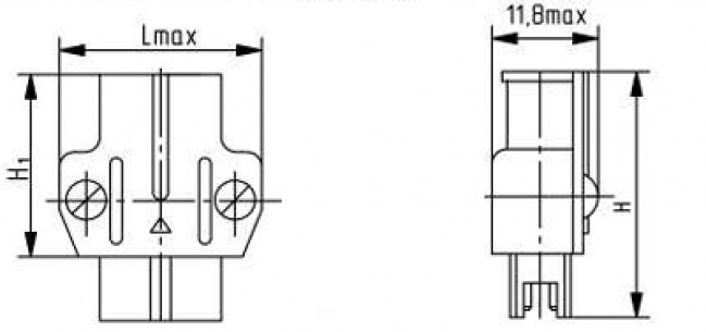 РШ2НМ-1-23 разъем  даташит схема