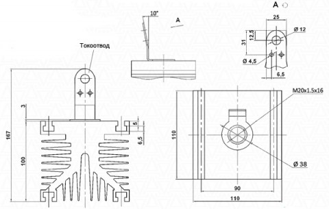О-271-110 охладитель  даташит схема