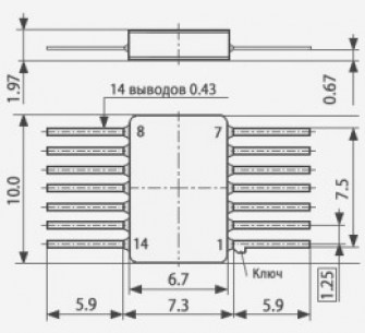 1533ИП4 (200*г) микросхема  даташит схема