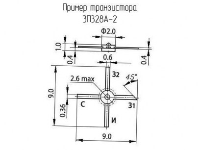 3П328А-2 транзистор  даташит схема