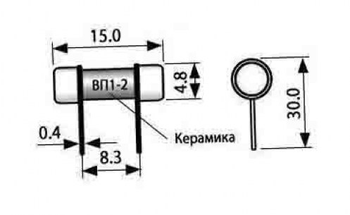 ВП1-2 0.25А предохранители РАДИОДЕТАЛЬ даташит схема