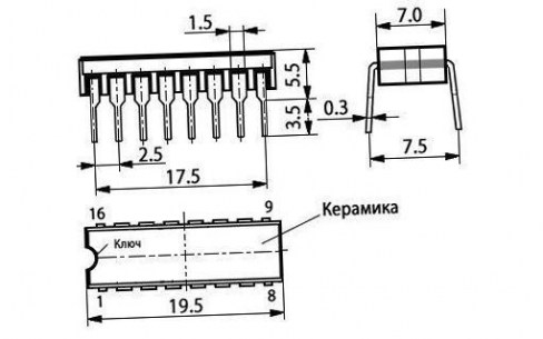 К1401УД3 микросхема  даташит схема