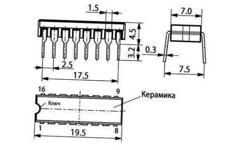 КМ155ПР6 микросхема  даташит схема