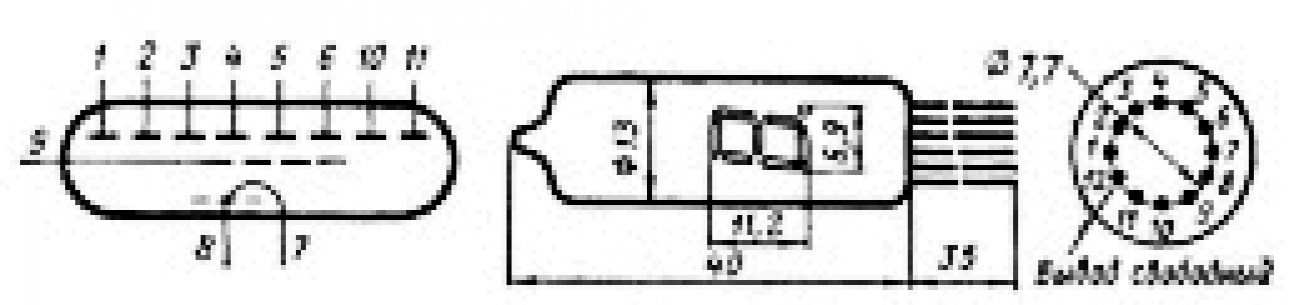 ИВ-6 индикаторы вакуумно-люминисц.  даташит схема