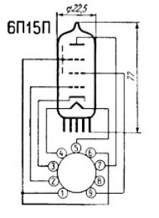 6П15П радиолампы  даташит схема