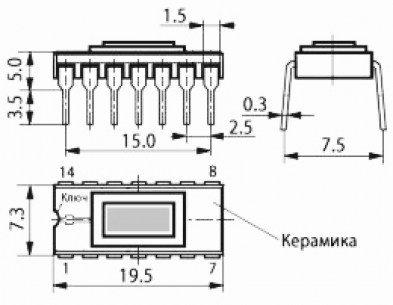 140УД20Б микросхема  даташит схема