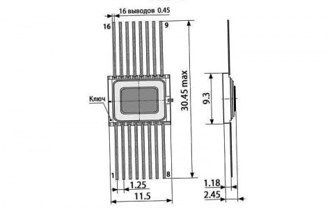 530ТМ8(200*г) микросхема  даташит схема