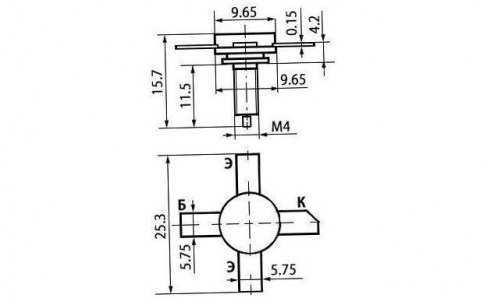 КТ925Б транзистор  даташит схема