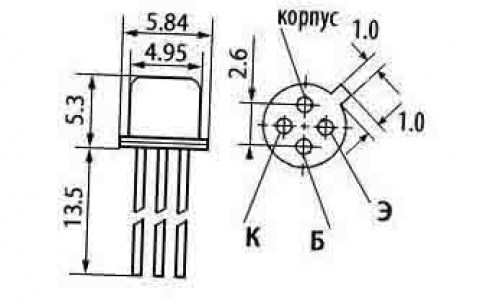 ГТ346А транзисторы разные  даташит схема