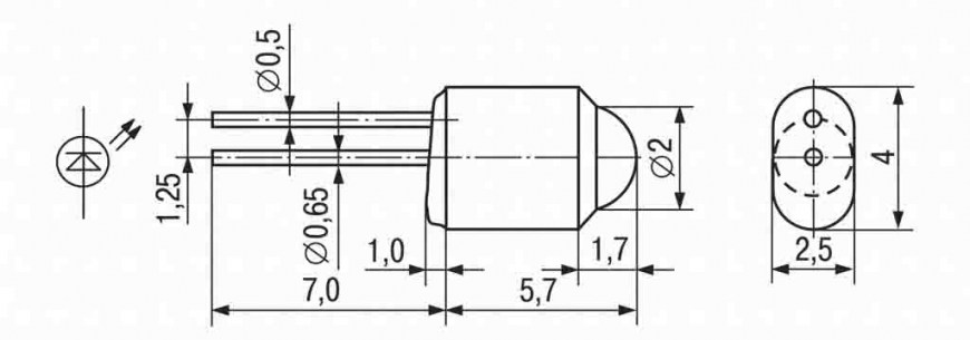 АЛ108АМ светодиоды  даташит схема