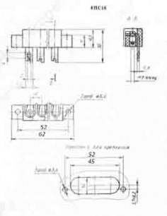 4ПС16-4 соединительные платы  даташит схема