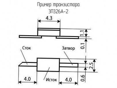 3П326А-2 транзистор  даташит схема