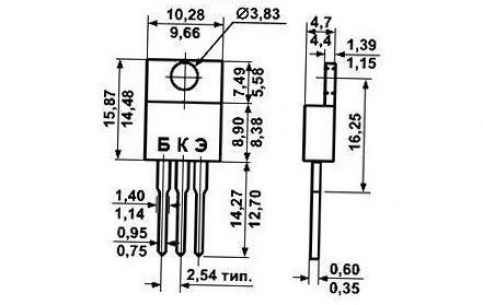КТ837П транзистор  даташит схема