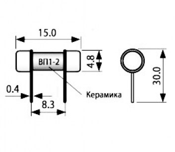 ВП1-2В 0.5А предохранители  даташит схема