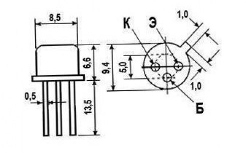 КТ933Б транзистор  даташит схема