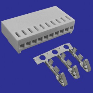 HU-10 pitch 2.54mm+Terminal разъемы питания низковольтные