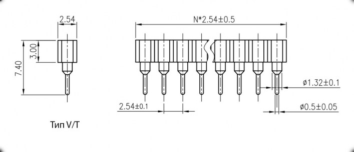 SCSL-40 PSLM 1x40цанг гнёзда панелька для микросхемы RUICHI даташит схема