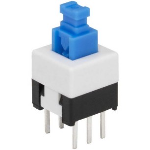 PB22E07 с фиксацией 7x7x12 mm кнопка даташит схема