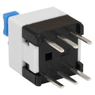 PB22E07 с фиксацией 7x7x12 mm кнопка фото 2 схема
