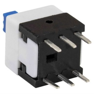 PB22E08 с фиксацией 8x8x13 mm кнопка фото 2 схема