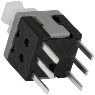 PB22E06 с фиксацией 6x6x10 mm кнопка фото 3 схема