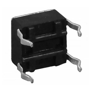 KAN0611-0501B 6x6x5 mm тактовая кнопка фото 2 схема