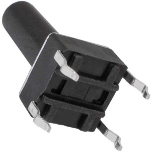 KAN0611-1301B 6x6x13 mm тактовая кнопка фото 3 схема