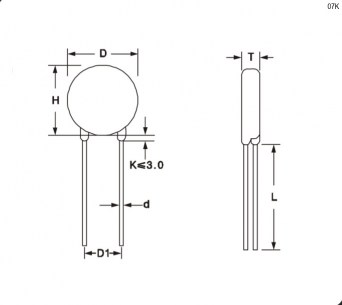 07K121 варисторы ZOV даташит схема