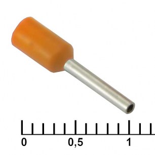 DN00508 orange (1x8mm) наконечники на кабель