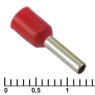 DN01508 red (1.7x8mm) наконечники на кабель