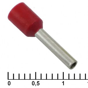 DN01510 red (1.7x10mm) наконечники на кабель
