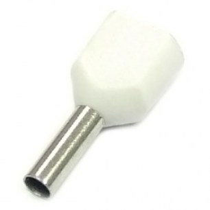 DTE01508 white (1.7x8mm) наконечники на кабель