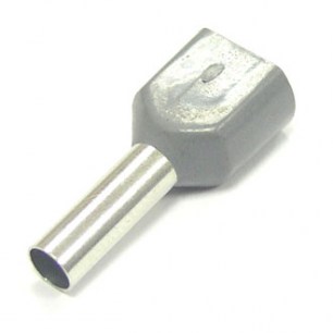 DTE04012 gray (2.8x12mm) наконечники на кабель