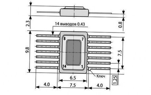 106ТР1А микросхема  даташит схема