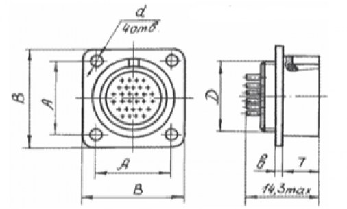 МР1-76-3-В разъем  даташит схема