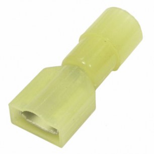 FDFNY5.5-250 yellow клеммы ножевые изолированные