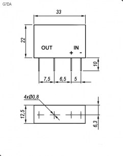 G7DA-28 (Z)D3 8A/240V (3-32V) реле твердотельное RUICHI даташит схема