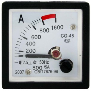 Амперметр 800/5А 50гц (48х48) приборы переменного тока