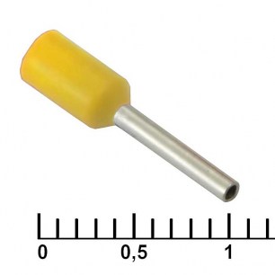 DN00508 yellow (1x8mm) наконечники на кабель