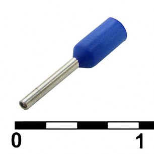 DN00206 blue (0.75x6mm) наконечники на кабель