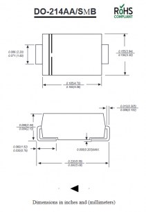 SMBJ8.5CA (MDD) диод защитный MDD даташит схема