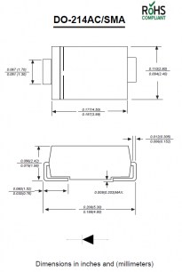 SMAJ43CA (MDD) диод защитный MDD даташит схема