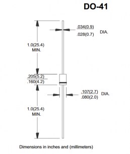 1N5817 диод шоттки MIC даташит схема