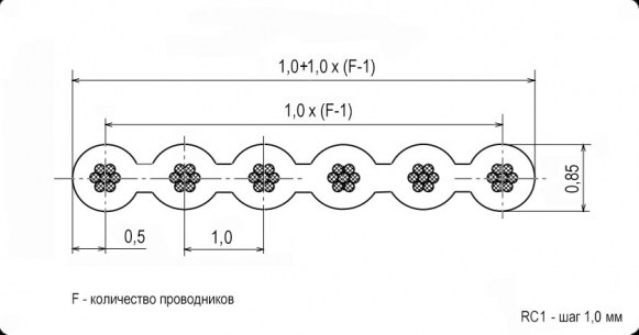 RC1-20 / FRC1-20 шлейф RUICHI даташит схема