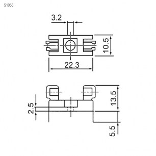 S1053 (5x20 6a 250v) держатель предохранителя RUICHI даташит схема