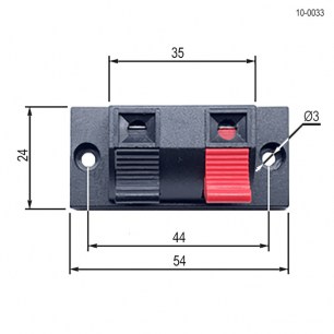10-0033 / 24*53 mm штекер RUICHI даташит схема