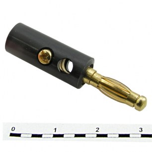 10-0015 GOLD black штекер