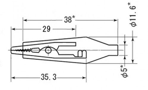 8-0026 black зажимы, крокодилы RUICHI даташит схема